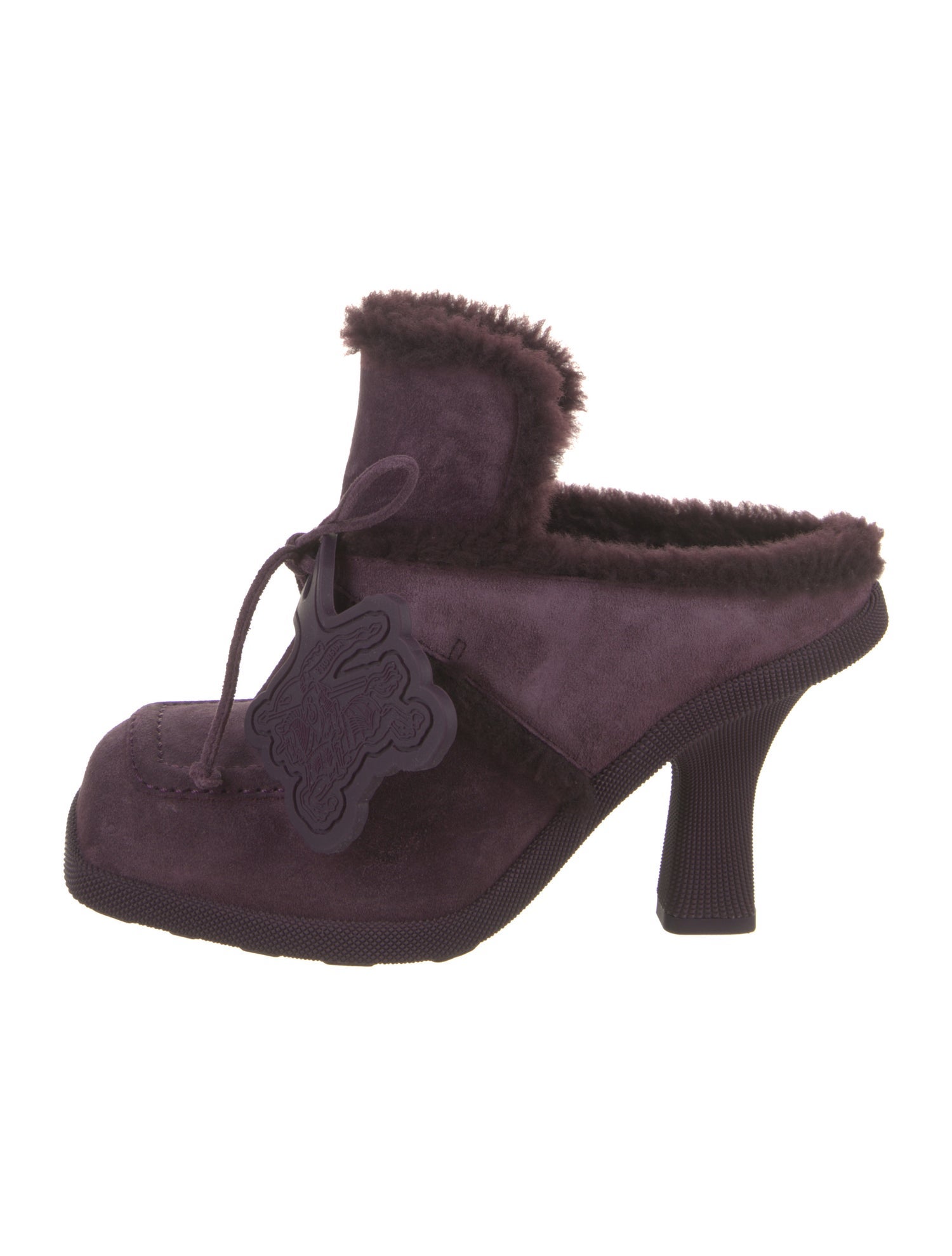 Burberry Shearling Mules