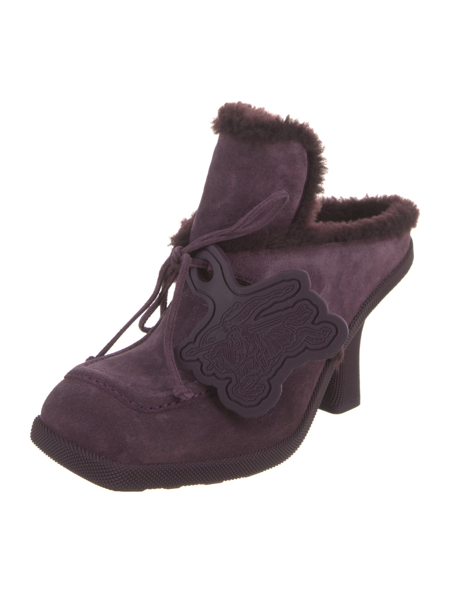 Burberry Shearling Mules