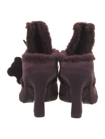 Burberry Shearling Mules