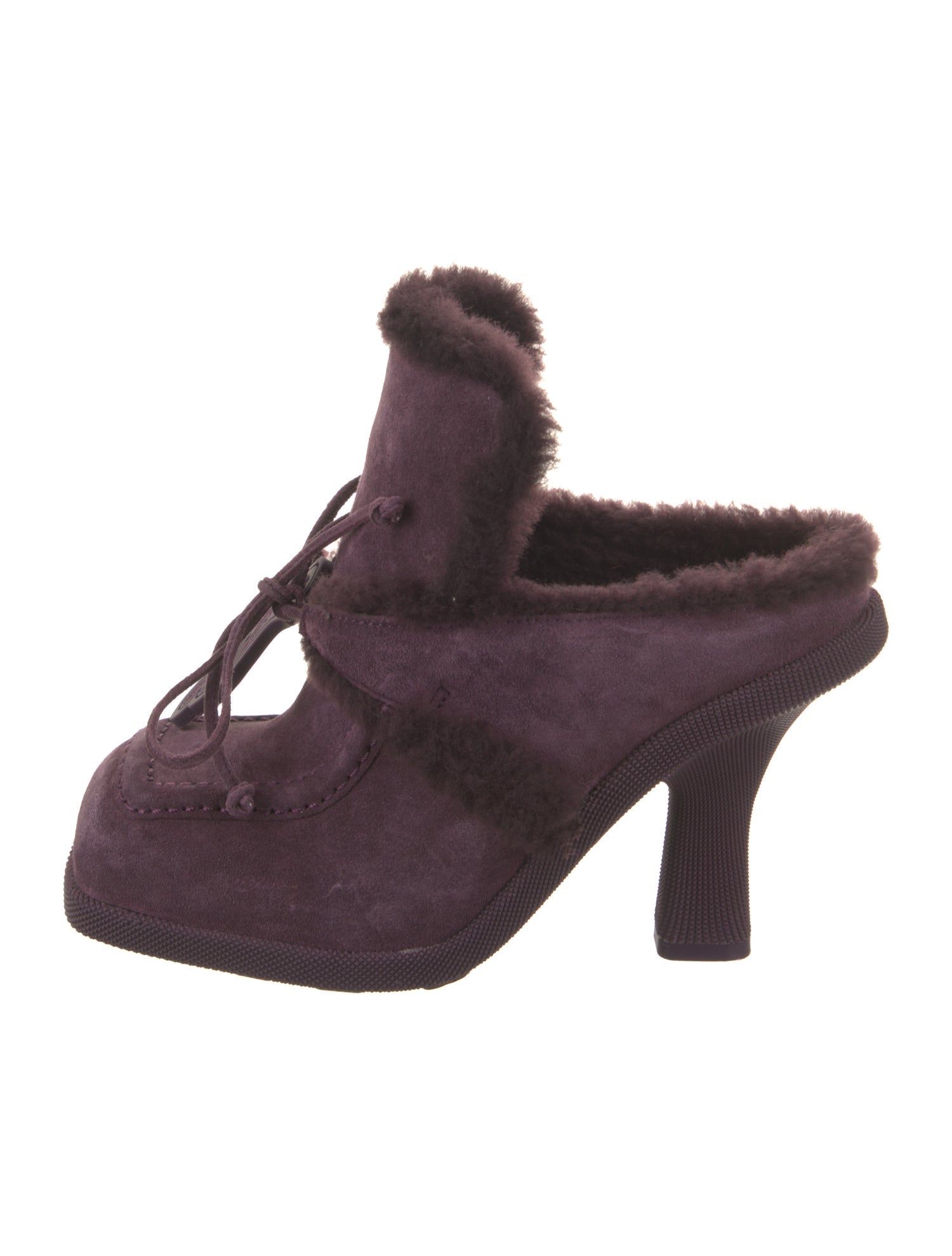 Burberry Shearling Mules