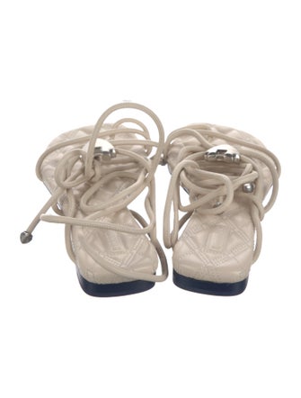 Burberry Leather Gladiator Sandals