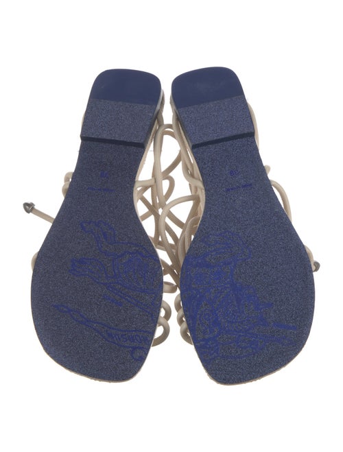 Burberry Leather Gladiator Sandals