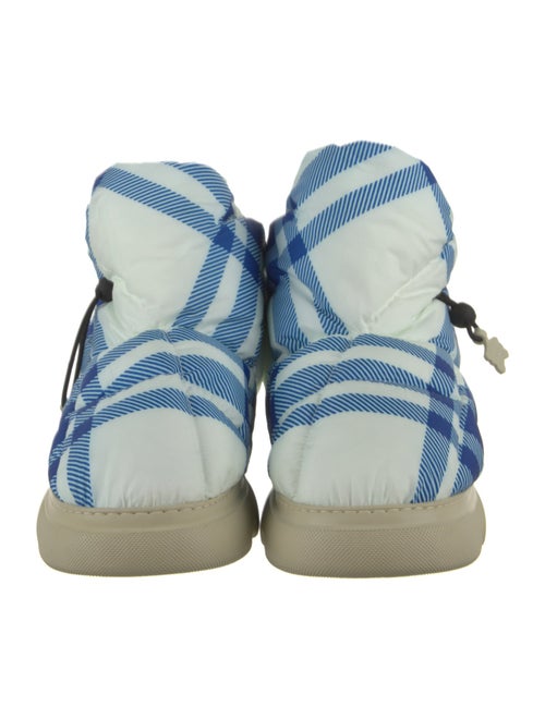 Burberry Rubber Plaid Print Rain Boots