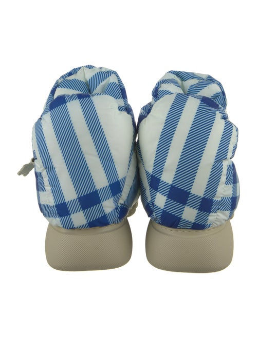 Burberry Rubber Plaid Print Rain Boots