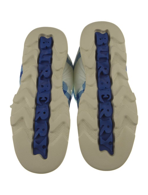 Burberry Rubber Plaid Print Rain Boots