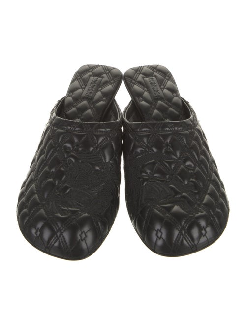 Burberry Leather Mules