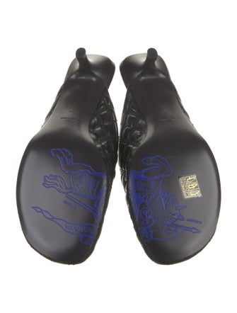 Burberry Leather Mules