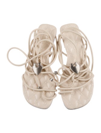 Burberry Leather Gladiator Sandals