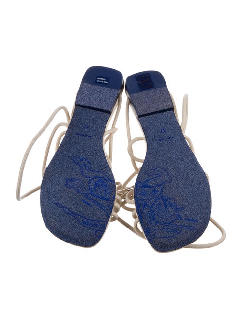 Burberry Leather Gladiator Sandals