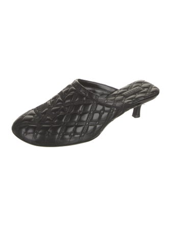 Burberry Leather Mules