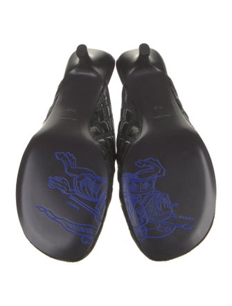 Burberry Leather Mules