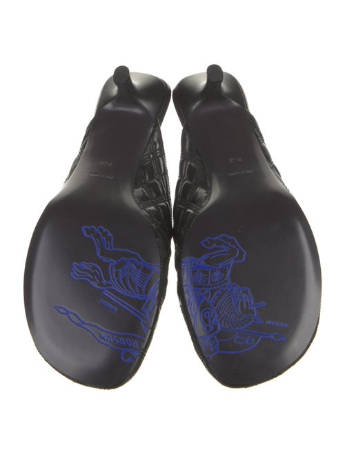 Burberry Leather Mules