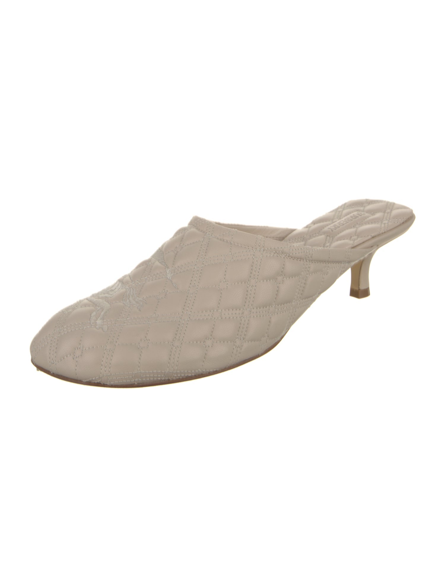 Burberry Leather Mules