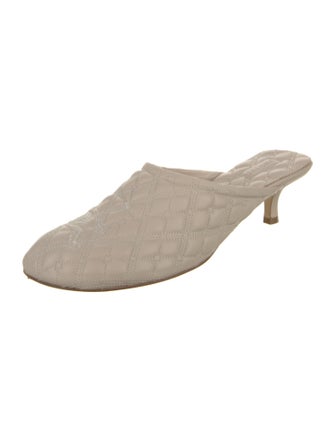 Burberry Leather Mules