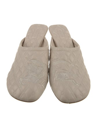 Burberry Leather Mules