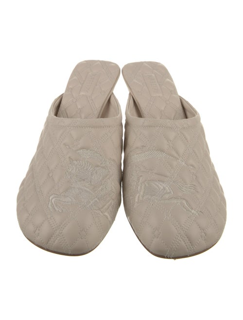 Burberry Leather Mules