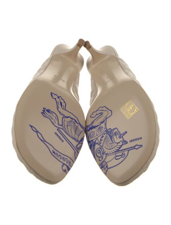 Burberry Leather Mules