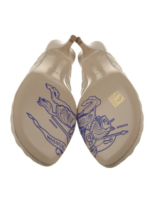 Burberry Leather Mules