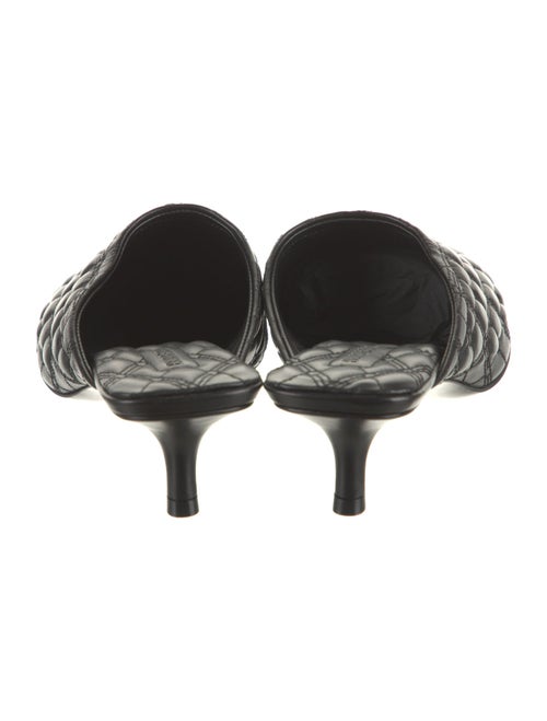 Burberry Leather Printed Mules