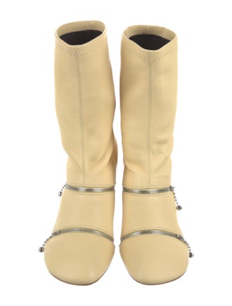 Burberry Leather Sock Boots