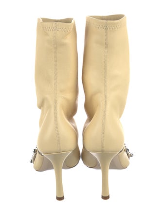 Burberry Leather Sock Boots