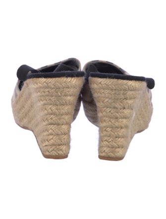 Burberry Nova Check Pattern Canvas Slingback Pumps