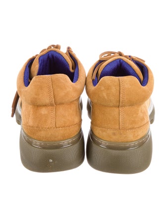 Burberry Suede Lace-Up Boots