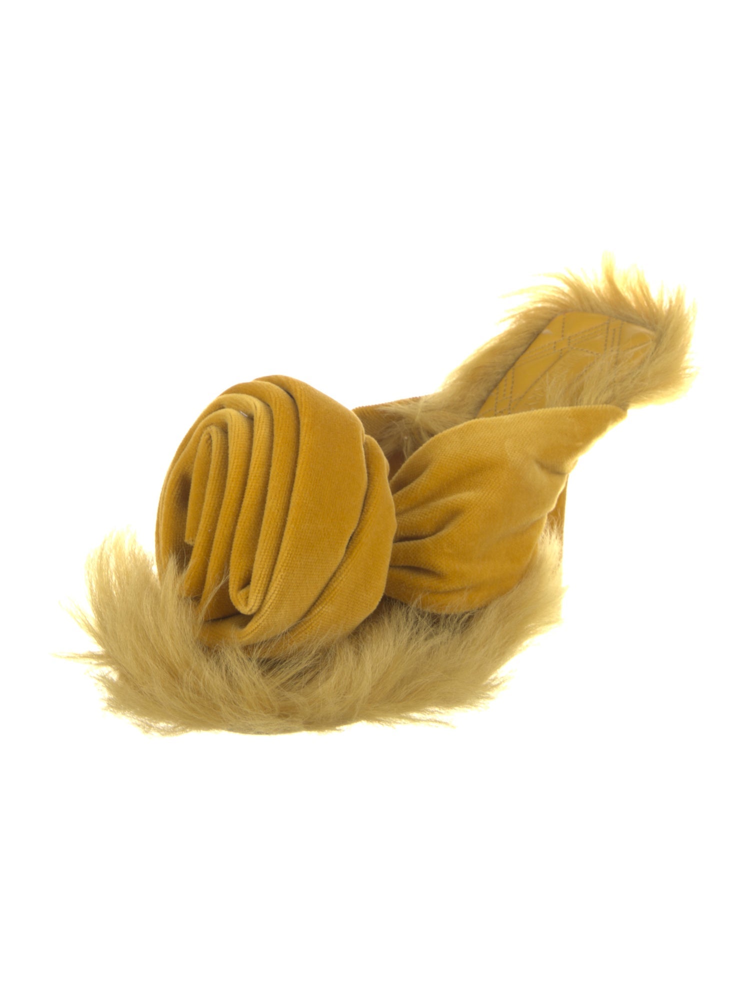 Burberry Velvet Slides