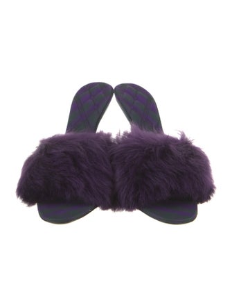 Burberry Leather Slides