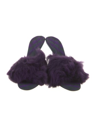 Burberry Leather Slides