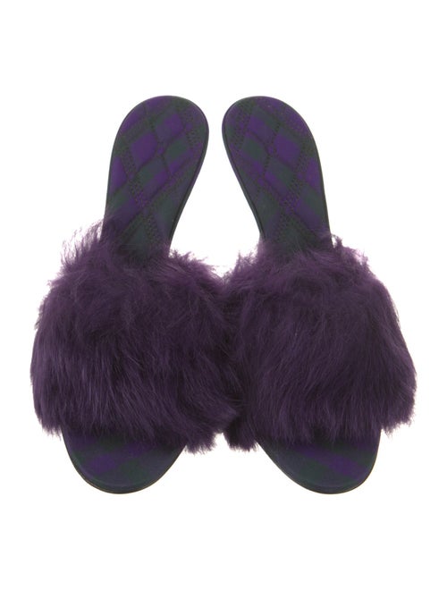 Burberry Leather Slides