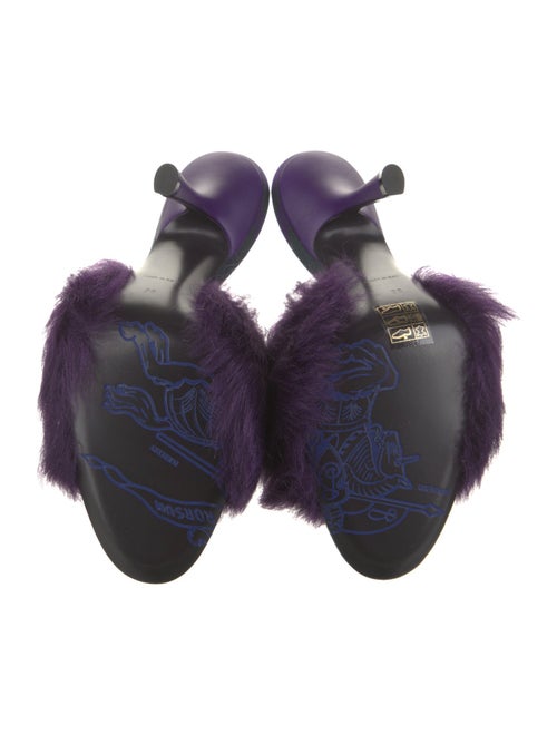 Burberry Leather Slides