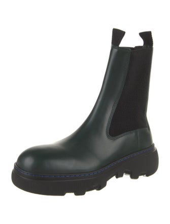 Burberry Leather Chelsea Boots