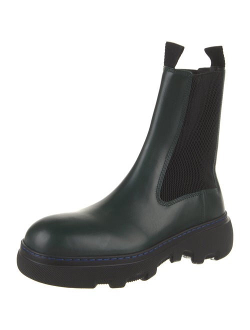 Burberry Leather Chelsea Boots
