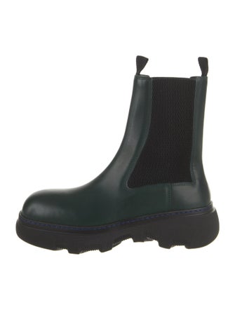 Burberry Leather Chelsea Boots