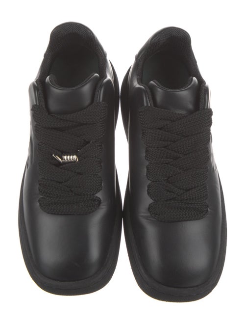 Burberry Leather Printed Sneakers