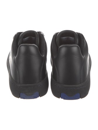 Burberry Leather Printed Sneakers