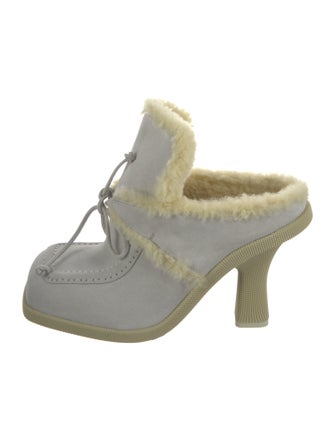 Burberry Suede Mules