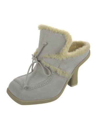 Burberry Suede Mules