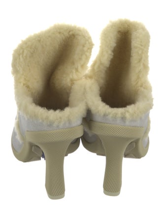 Burberry Suede Mules