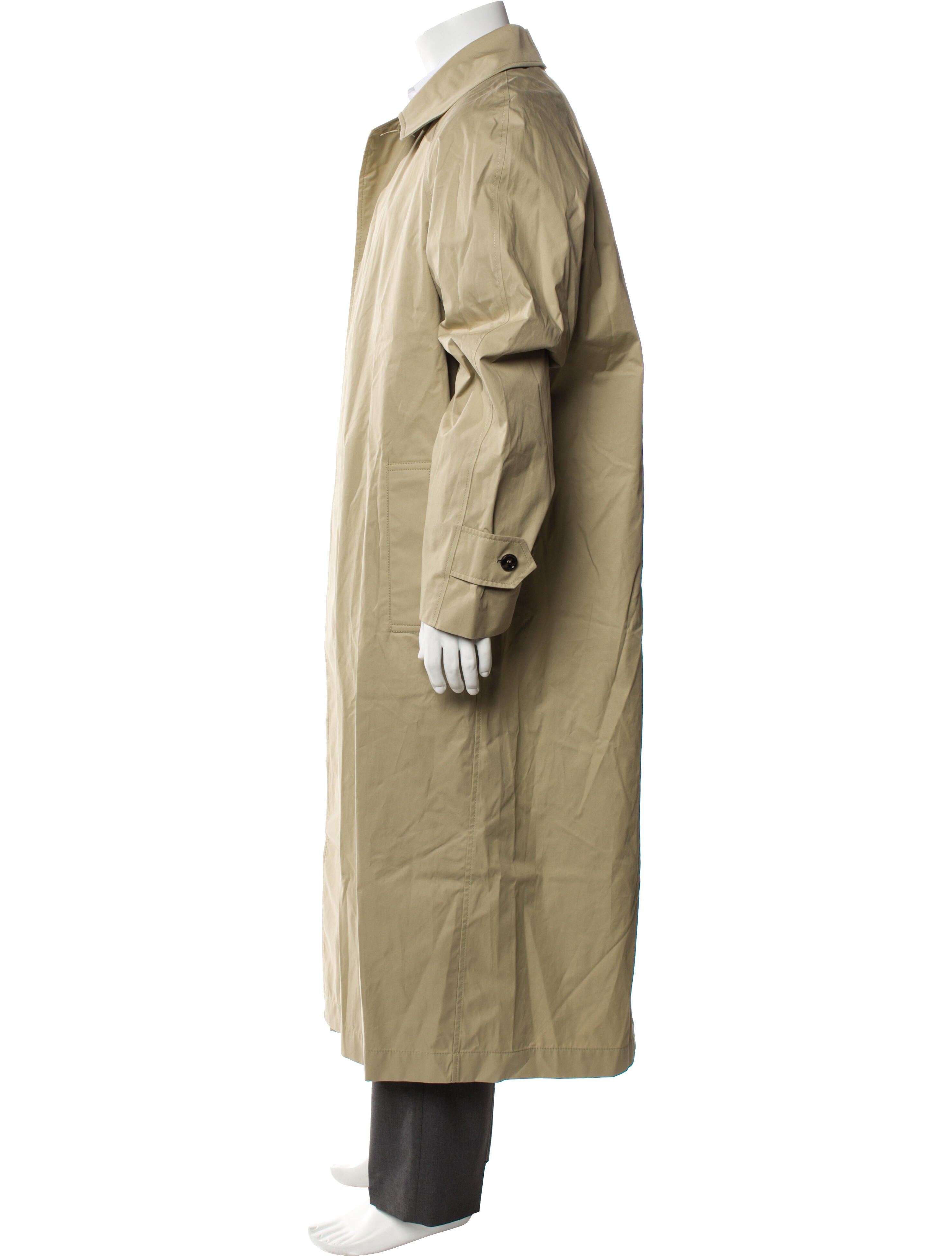 Burberry Plaid Print Trench Coat