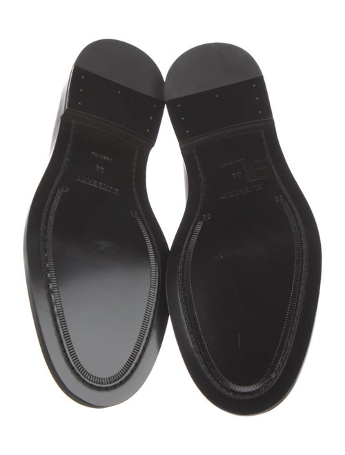 Burberry Leather Printed Loafers