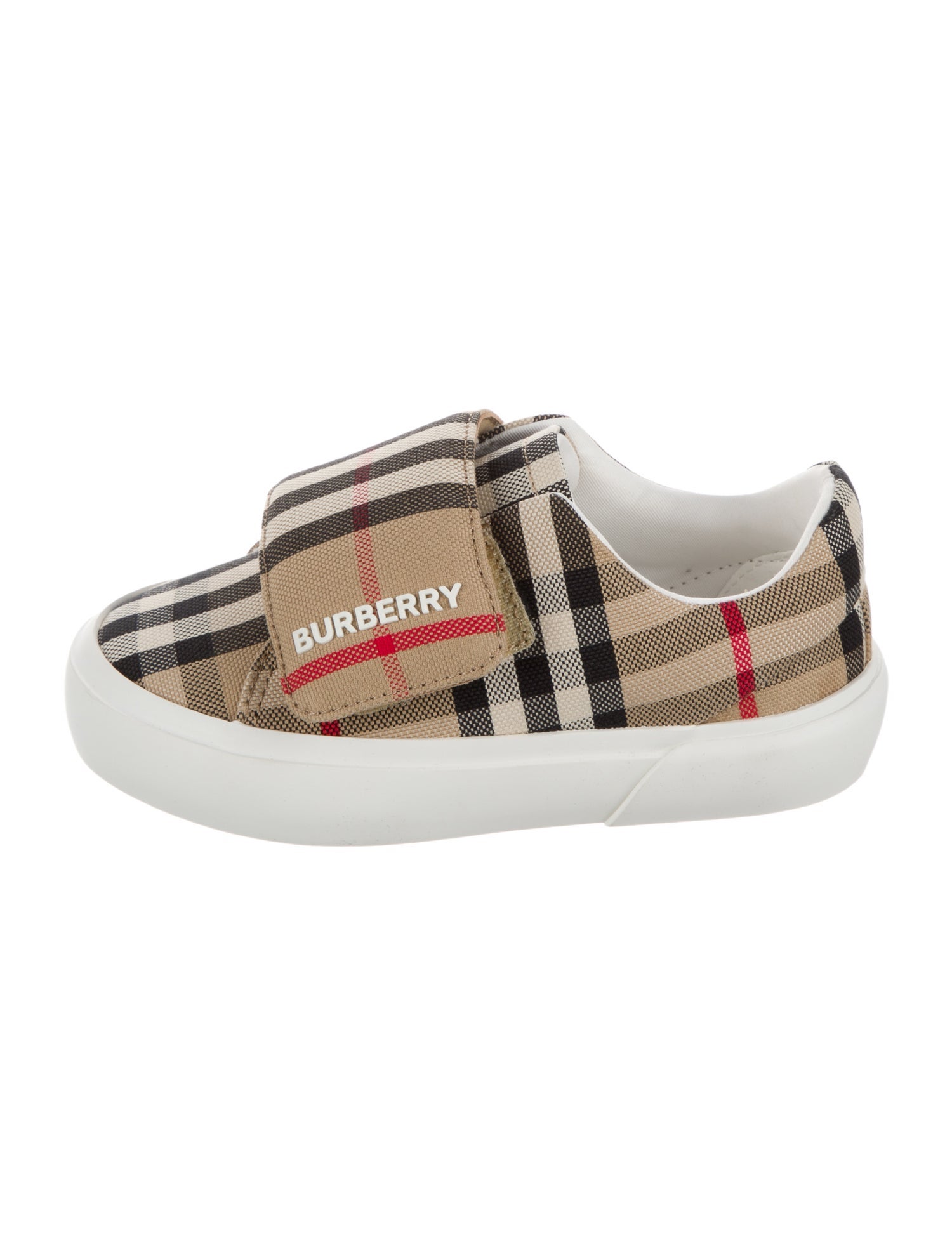 Burberry Boys' Check Low Top Sneakers
