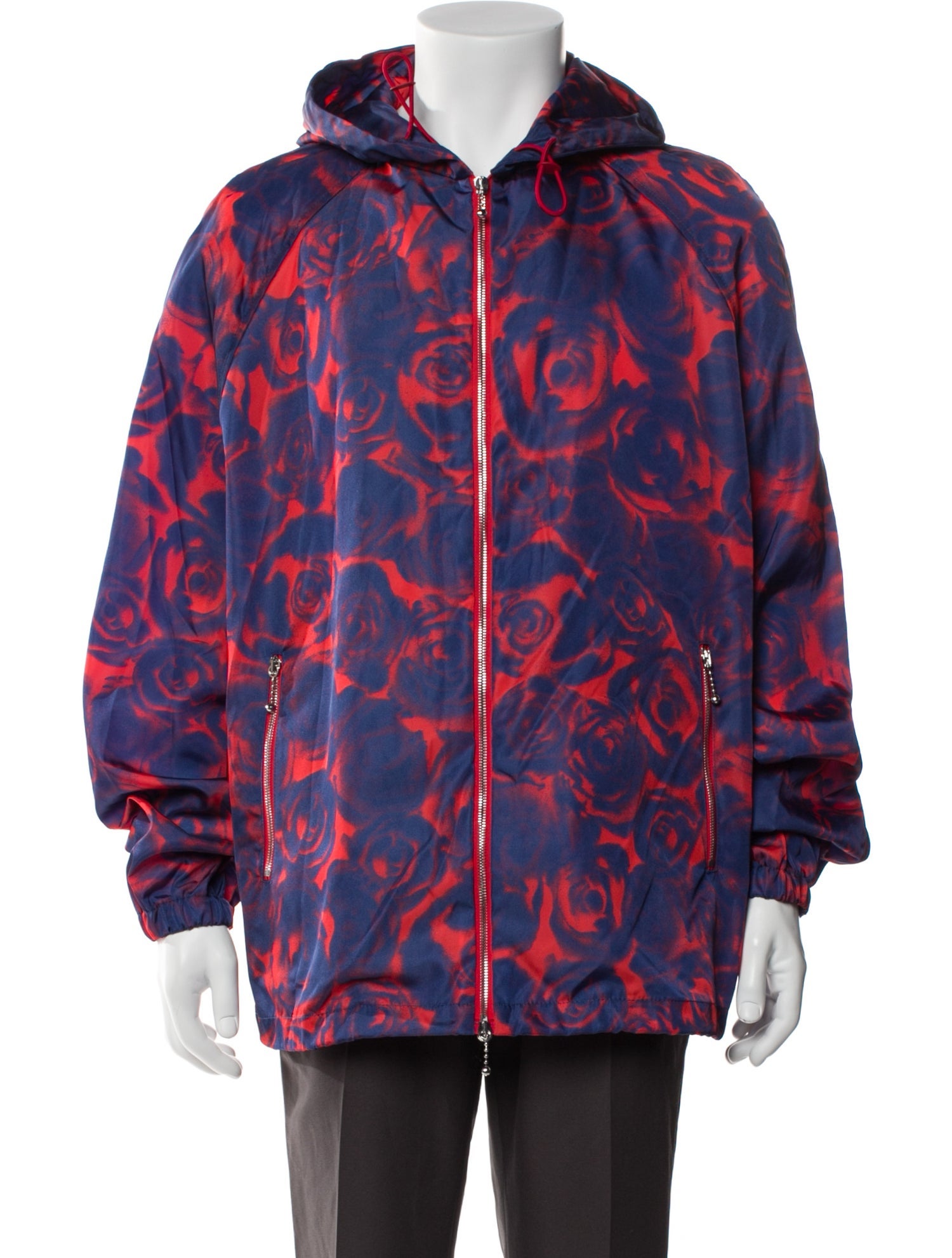 Burberry Floral Print Windbreaker