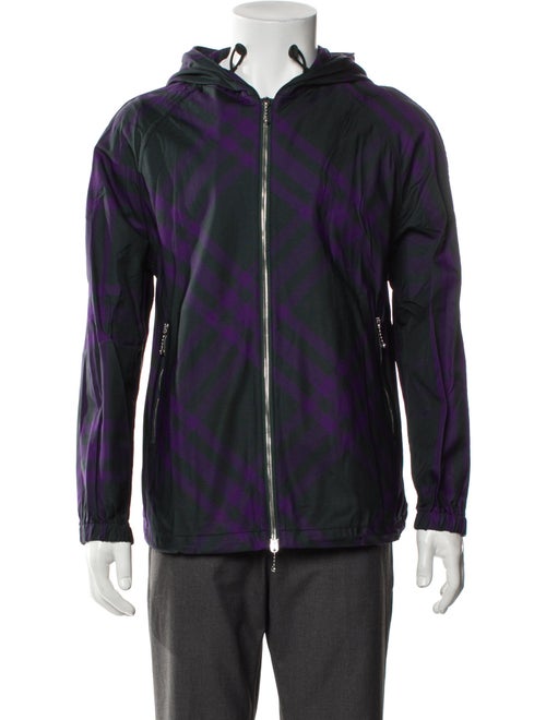 Burberry Striped Windbreaker