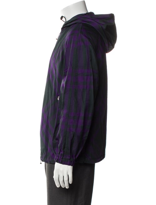 Burberry Striped Windbreaker