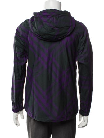 Burberry Striped Windbreaker