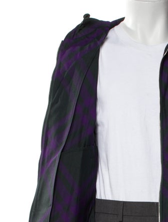 Burberry Striped Windbreaker