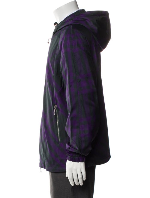 Burberry Plaid Print Jacket