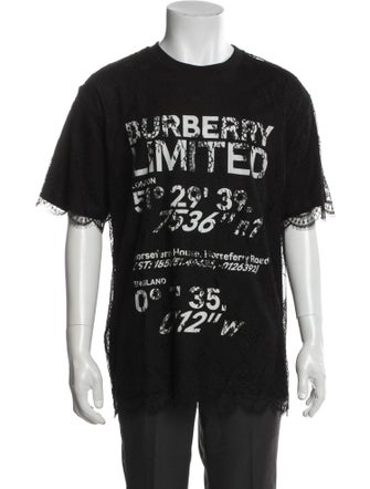 Burberry Graphic Print Crew Neck T-Shirt